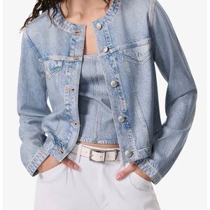 Rag & Bone Light Blue Jean Jacket: Miramar